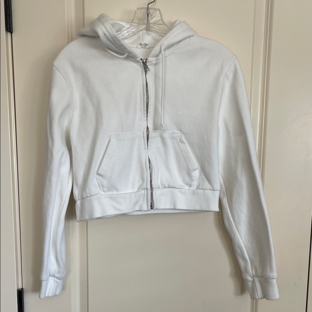 Brandy Melville White Hoodie